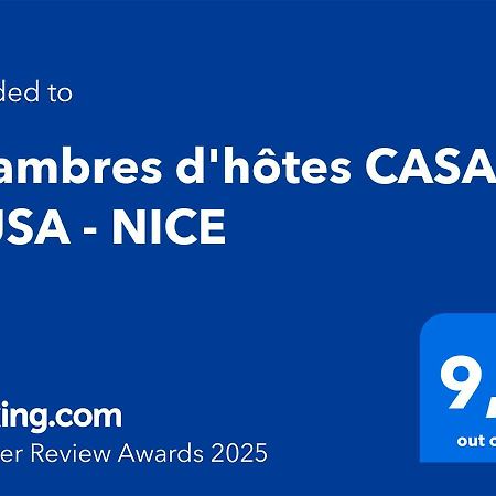 Chambres D'Hotes Casa Musa - نيس المظهر الخارجي الصورة