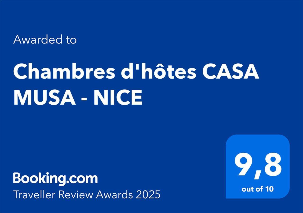 Chambres D'Hotes Casa Musa - نيس المظهر الخارجي الصورة